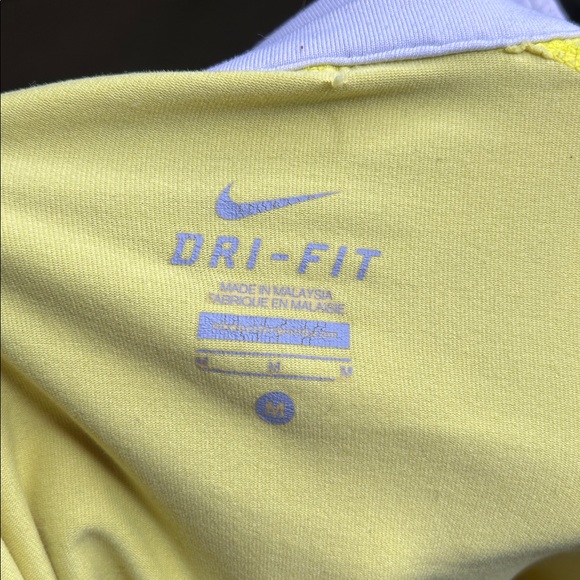 Nike Bright Yellow Half-Zip Top Athletic Jacket - Picture 11 of 13